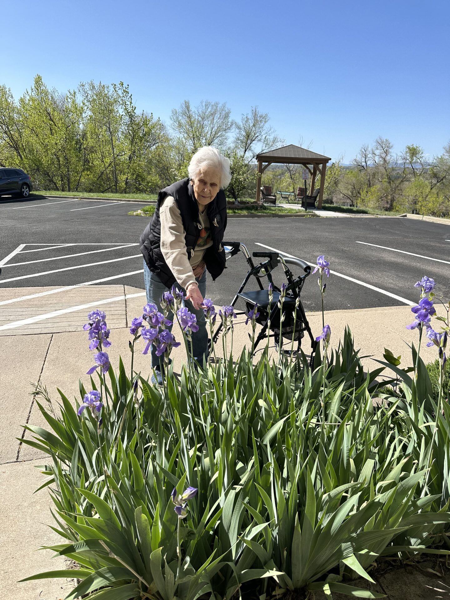 Residents Tending To The Community Garden